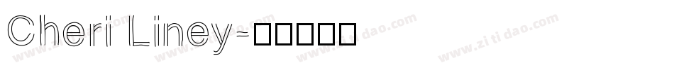 Cheri Liney字体转换